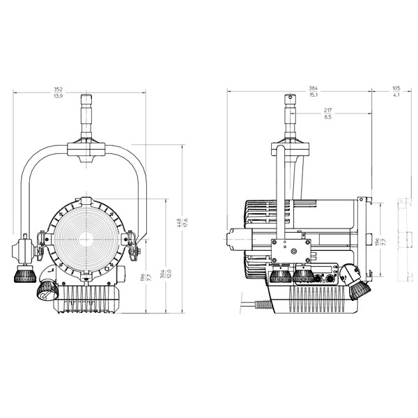 Светодиодный прожектор ARRI L7-C Active PO